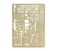 Rust Resistant Nails Stamping Plate with Butterfly Patterns Manicure Suitable for Various Nails Art Styles and Occasion Salon Nail Stamping