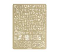 Rust Resistant Nails Stamping Plate with Butterfly Patterns Manicure Suitable for Various Nails Art Styles and Occasion Salon Nail Stamping
