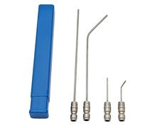 Rust-resistant nozzle, pressure washer nozzle and hose connection for powerful high pressure washers and twist cleaning spray tips