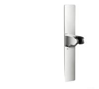 Rust Resistant Shower Bracket 304 Stainless Steel Adjustable Height No Drill Installation for Bathroom Tiles Gunmetal Grey 55cm(A)