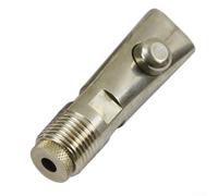 Rust-Resistant Stainless Steel Nipple Drinker for Pigs Featuring 1/2 NPT Thread for Secure Installation in Farm Setups (A)