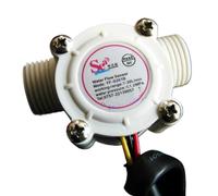 Rust-Resistant Water Flow Meter Sensor Counter Indicator Flowmeter for Liquid Pool Float Switch Hall G1/2 1-30L/min