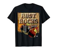 Rust Rocks Rusty Old Classic Car T-Shirt, Men, Black, 5X-Large
