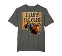 Rust Rocks Rusty Old Classic Car T-Shirt, Men's Big and Tall, Asphalt Grey, 2X Tall