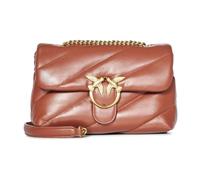 Rust Shoulder Bag Maxi Oblique Quilting, female, PINKO, Cross Body Bags, Brown, ONE SIZE, Bags ONE SIZE