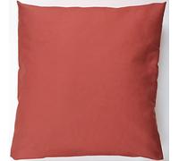 Rust Size 14x14 Inches Plain Poly Cotton Cushion Cover Solid Blank Square Cushion Covers Decorative Cushion Case Throw Pillow cases for Bedroom Living Room Sofa Bed Car Seat Floor