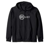 Rust - Software Programming, Developing and Coding Community Zip Hoodie