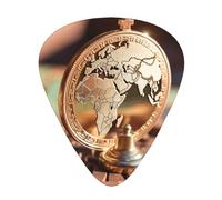 Rust World Map Print12 Professional Guitar Tuner For Guitar, Bass, & Chromatic Tuning Modes