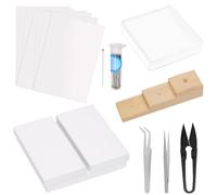 Rustark 114Pcs Making Insect Specimen Tools Kit Insect Pinning Kit with Insect Pinning Block Insect Pins Wings Pressing Paper Insect Pinning Board Entomology Supplies for Bugs Collection Science