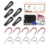 Rustark 15Pcs 3 Styles Car Wheel Hub Bolt Nut Cover Removal Tool Wheel Lug Cap Cover Removal Tool Set Universal Nut Caps Lug Puller Bolt Cap Removal Tools Hook for Most Vehicles