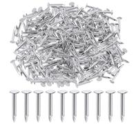 Rustark 300Pcs 1-1/4 Inch 30mm Galvanized Roofing Felt Nails Asphalt Nails Slating Nails Cement Siding Nails for Roof Repair, Asphalt Tile, Landscaping