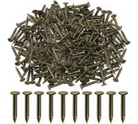 Rustark 300Pcs 1-1/4 Inch 30mm Steel Roofing Felt Nails Asphalt Nails Slating Nails Cement Siding Nails for Roof Repair, Asphalt Tile, Landscaping