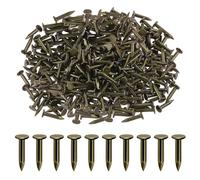 Rustark 300Pcs 1 Inch 25mm Steel Roofing Felt Nails Asphalt Nails Slating Nails Cement Siding Nails for Roof Repair, Asphalt Tile, Landscaping