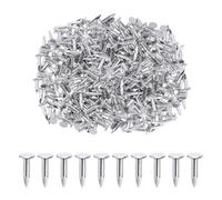 Rustark 300Pcs 3/4 Inch 20mm Galvanized Roofing Felt Nails Asphalt Nails Slating Nails Cement Siding Nails for Roof Repair, Asphalt Tile, Landscaping