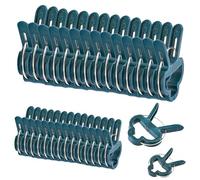 Rustark 50Pcs 2 Sizes Plant Support Clips Garden Clips Reusable Garden Plant Supports Clips for Straightening and Supporting Stems and Vines Trellis Clips for Tomato Stalks Vegetables Climbing Plants