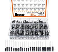 Rustark 545Pcs 24Value Aluminum Electrolytic Capacitor Assorted Assortment Kit - Range 0.1uF-1000uF