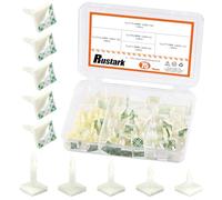 Rustark 75Pcs 5 Sizes 4.8mm 7.9mm 11mm 14.2mm 15.8mm Supporting Height Adhesive PCB Spacers Insulated Sticky Reverse Mount PCB Spacers Standoffs Kit, White Plastic Screw PCB Spacers for PCB PC Board
