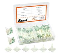 Rustark 90Pcs 6 Sizes 5.4mm 6.3mm 8mm 9.8mm 12.8mm 16.2mm Supporting Height Adhesive PCB Spacers Insulated Sticky Reverse Mount PCB Spacers Standoffs Kit Plastic Screw PCB Spacers for PCB PC Board