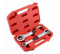 Rusted Nut Splitter Tool Set, Heavy Duty Nut Remover for Stuck Broken Nuts, 4 Sizes Nut Removing Tool with Premium Steel Construction for Automotive and (A set of 4 pieces)