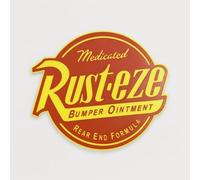 Rusteze Sign Disney Cars Radiator Springs Lightning McQueen Plastic Wall Plaque