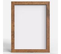 Rustic 40x30cm Photo Picture Poster Frame - Shatterproof Styrene, Wall Hang