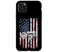 Rustic American Tractor Flag Case for iPhone 11 Pro Max