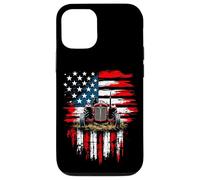 Rustic American Tractor Flag Case for iPhone 12/12 Pro