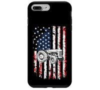 Rustic American Tractor Flag Case for iPhone 7 Plus/8 Plus