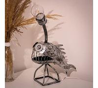 Rustic Angler Fish Lamp (A (12x9x6cm))