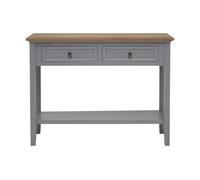 Rustic Antique Grey Console Table, Sturdy Build Hallway Table, Decorative Surface Modern Console Table Premier Housewares Grey One Size