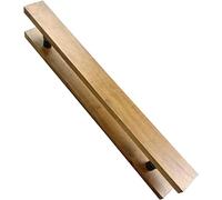 Rustic Barn Door Handle - Sturdy Wooden Push Pull Hardware for Interior & Sliding Glass Doors 47" Double-Sided Square Gate Grab Pole Ideal for Farmhouse Decor
