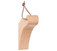 Rustic Bird Shaped Wooden Door Stop for Interior Doors Beige | Non Skid Design, Holds Doors Open and Helps Prevent Slamming, Reusable Space Saving Piece for Hallways