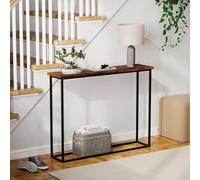 (Rustic Brown & Black) Console Table With Metal Leg, Vida Designs, Modern Hallway Table