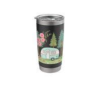 Rustic Camper Vibes for Nature Lovers on Relaxing Summer Stainless Steel Insulated Tumbler