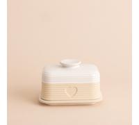Rustic Charm Butter Dish cream