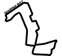 Rustic Charm Formula 1 Circuit Wall Art - Grand Prix Race Track Sculpture - Motorsport Gift - Monaco - Spa - Monza - Any Track. (Marina Bay Street Circuit, Small (215mm))