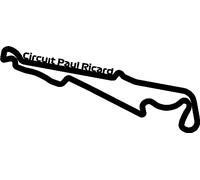 Rustic Charm Formula 1 Circuit Wall Art - Grand Prix Race Track Sculpture - Motorsport Gift - Monaco - Spa - Monza - Any Track. (Circuit Paul Ricard, Small (215mm))