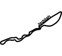 Rustic Charm Formula 1 Circuit Wall Art - Grand Prix Race Track Sculpture - Motorsport Gift - Monaco - Spa - Monza - Any Track. (Jeddah, Medium (315mm))