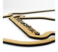 Rustic Charm Formula 1 Circuit Wall Art - Grand Prix Race Track Sculpture - Motorsport Gift - Monaco - Spa - Monza - Any Track. (Silverstone, Small (215mm))