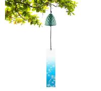 Rustic Chime - Cast Iron Garden Bell, Forest Themed Windbell, Weatherproof Metal Percussion Ornament, Outdoor Serenity Sound Function, Patio Decoration Category, Antique Bronze Finish