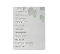 Rustic Christian Print Decor The Lord Bless You And Keep You Make His Face Metal Sign Plaque Poster 8X12 Inch