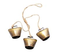 Rustic Christmas Bells, Vintage Christmas Tree Decorations in Retro Style, Home Accessories for Restaurants, Temples, Living Room, Schools, Classrooms, Churches, Offices, House Parties, Shops