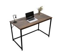 Rustic Coffee Table Grey with Metal Frame for Home Decor 100X50X 45cm