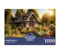 Rustic Cottage-1000 Pieces, Puzzle Series with The Most Loved Rural Scenery for Adults And Children from 14 Years, Multicoloured, 38x26cm/1000pcs