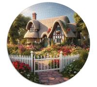 Rustic Cottage 1000 Pieces Science Fiction Jigsaw Puzzles For Adults Educational Games Stress Relieving Entertainment Exercise The Memory of The Brain For Adults Gifts 1000pcs (67.5x67.5cm)