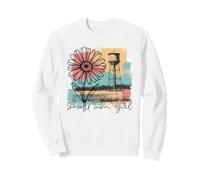Rustic Daisy Rural Landscape Hometown Roots Sweatshirt