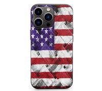 Rustic Decor U.S. Flag Cell Phone Basic Cases TPU Soft Cover Shockproof Slim Phone Case Compatible with iPhone 13 Mini/13/13 Pro/13 Pro Max