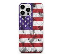 Rustic Decor U.S. Flag Cell Phone Basic Cases TPU Soft Cover Shockproof Slim Phone Case Compatible with iPhone 13 Mini/13/13 Pro/13 Pro Max