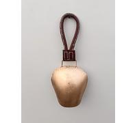 Rustic Decorative Bell 5" Large Harmony Bell Vintage Handmad Cowbell Christmas Wreath Ornament Huge Country Style Door Wall Hanging Bells (#1 Rustic Bell 5" Leather Strap)