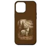 Rustic Deer Stag Elk Buck Whitetail Graphic Case for iPhone 12 Pro Max
